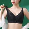 Бюстгальтер большого размера из стали для женщин без губки, тонкое нижнее белье с полной чашкой, антипровисающий бюстгальтер