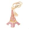 Парижский брелок для ключей, автомобильный брелок, шикарные украшения для дома, декор стола, металлический шарм, благодарность, подарки, женская сумка