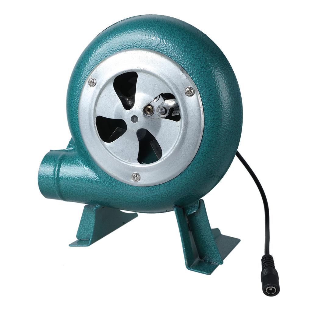 30W/40W/60W/80W BBQ Blower Fan AC120V-240V DC12V Powered Variable Speed Controller Centrifugal Fan Outdoor Air Blower