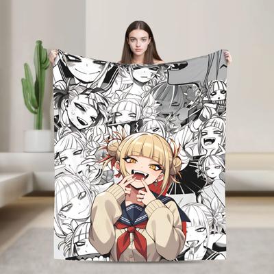 Супермягкие пледы My Hero Academia Плюшевый плед для путешествий в самолете Эстетичный плед для дивана и кровати Фланелевая простыня Чехол для дивана-кровати