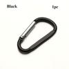 New Safety Equipment Buckle Keychain Alloy Carabiner Climbing Button Camping Hiking Hook