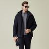 Goose Down 2025 Winter Men's Detachable Hat Down Jacket