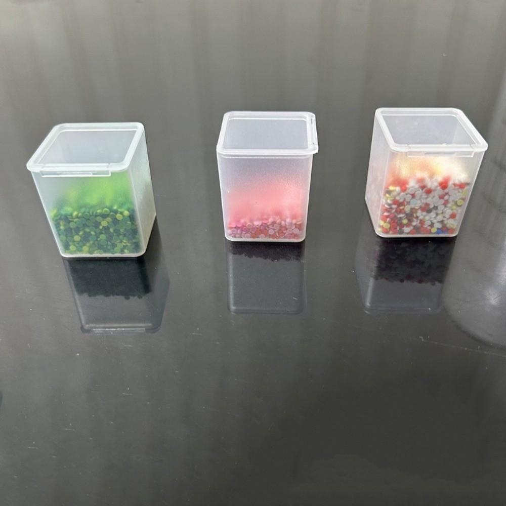 Dustproof Fuse Bead Organizer Transparent Small Bead Containers Tool Classification Box Storage