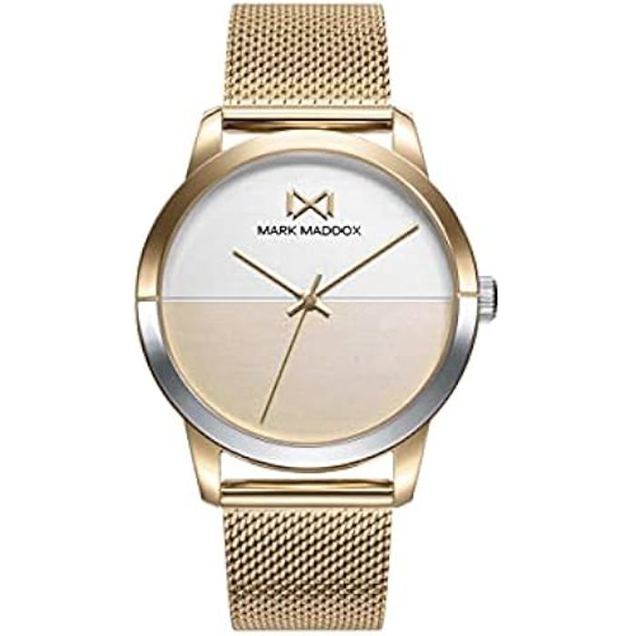Женские часы - Mark Maddox - MM7142-20 - Золотистая сталь - Кварц - Водонепроницаемость 50 м