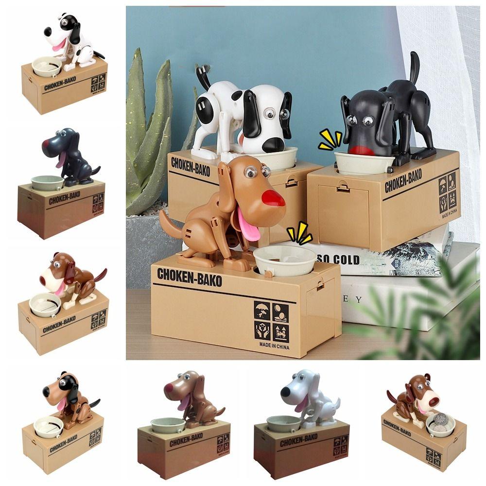 Cartoon Dog Money Box Automated Dog Saving Banks Fashion Electronic Piggy Bank  Kids Gift