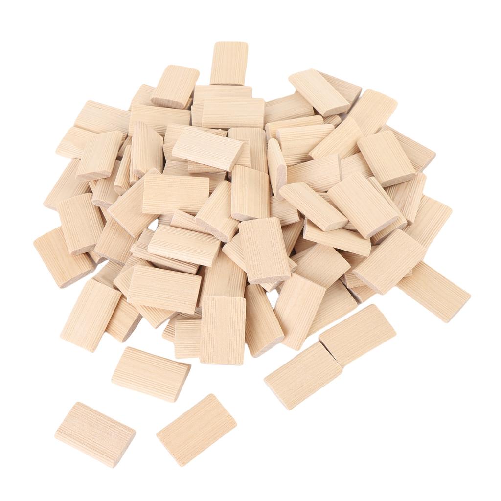 100 шт. Деревянные шипы Бук Свободные Массив Дерева Деревообработка Мебель Изготовление Шкафов Сращивание