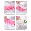 Silicone Honeycomb Ice Cube Tray with Lid 37 Cavities Easy Release BPA Free Summer Refrigerator Cocktail Whiskey Ice Maker Press Mold Kitchen Supplies