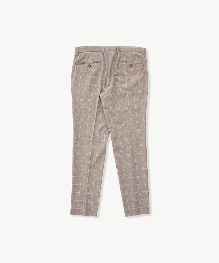 STCO Ice Touch Power Stretch Pants_Beige Check (Slim Fit)_Sepub06Scd