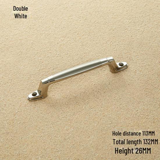 European Antique Copper Double Door Handle - Exposed & Invisible Design