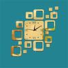 Modern Design 3D Clock DIY Wall Clock Mirror Room Bedroom Kitchen Wall Sticker Home Decor