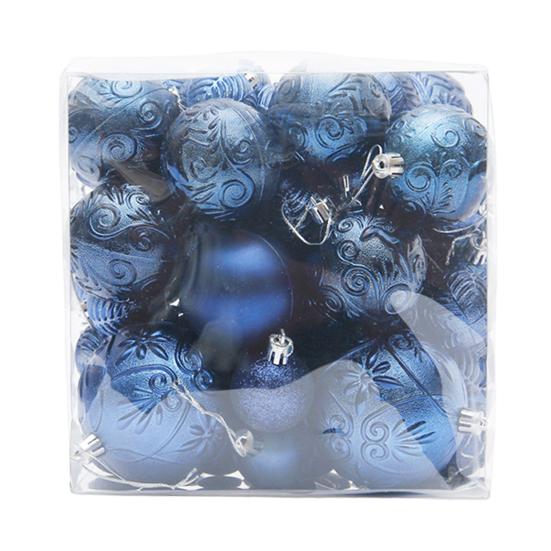 36/40/50 шт. набор рождественских шаров, красочные небьющиеся декоративные безделушки для рождественской елки, праздничные подвесные украшения со шнуром для домашнего магазина, витрины