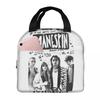 Insulated Lunch Bag Maneskin Band Rock Musical для Женщин Детей Термосумка для Ланча с Герметичными Контейнерами Сумка-тоут