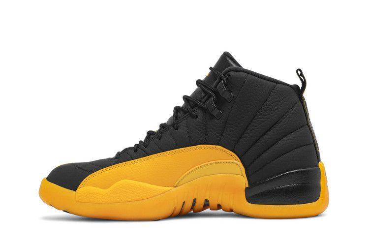Мужские кроссовки Jordan 12 Retro Черный Университетский Золотой Черный/Университетский Золотой