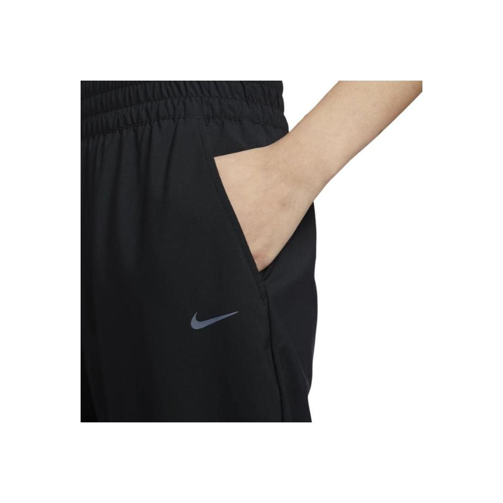 Nike Стильные мягкие удобные простые быстросохнущие вязаные спортивные штаны Dri-Fit женские черные HJ1051-010