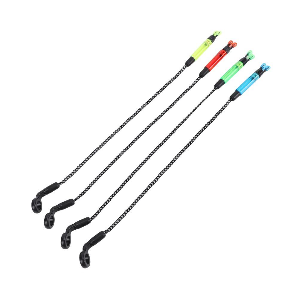 4PCS ABS Stainless Steel Fish Bite Indicator Fishing Swing Bite Alarm For European Carp Fishing