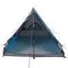 Camping Wedge Tent 2 Persons Blue Waterproof