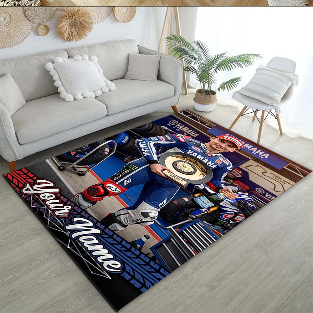 Jorge Lorenzo Customizable Name Carpet Design For Hallway Entryway Playrooms Balcony Antislip Carpet Office Home Decor