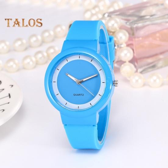 Candy Color Women Watch Round Dial Silicone Strap Quartz Movement Ladies Girls Casual Wristwatch Fashion Jewelry Birthday Gift
