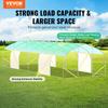 Walk-in Tunnel Greenhouse 29.53x9.84x6.6ft Galvanized Frame PE Cover Green