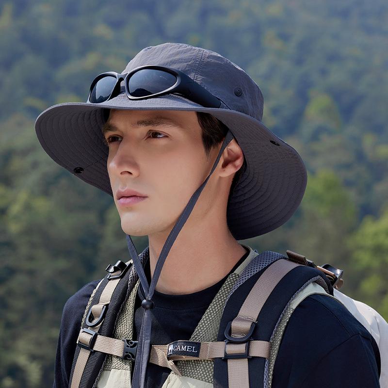 Летняя шляпа от солнца с широкими полями, уличная шляпа-козырек для альпинизма и рыбалки, быстросохнущая водонепроницаемая панама, модная шляпа для женщин