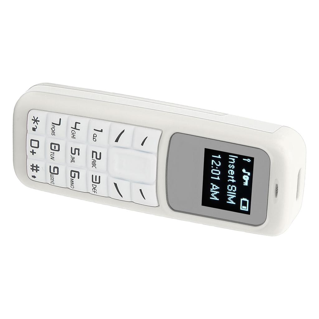 Mobile Cell Phone Small Mobile Phone Headset Dialer with Ear Hook Support SIM 0.66inch