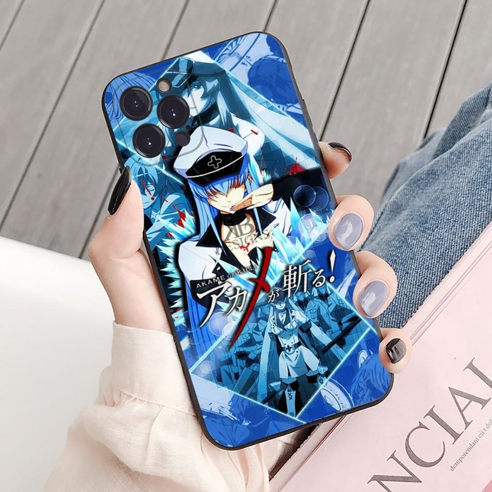 Akame Ga Kill Esdeath чехол для телефона iPhone 15 14 11 12 13 Mini Pro XS Max Cover 6 7 8 Plus X XR SE 2020 Funda Shell