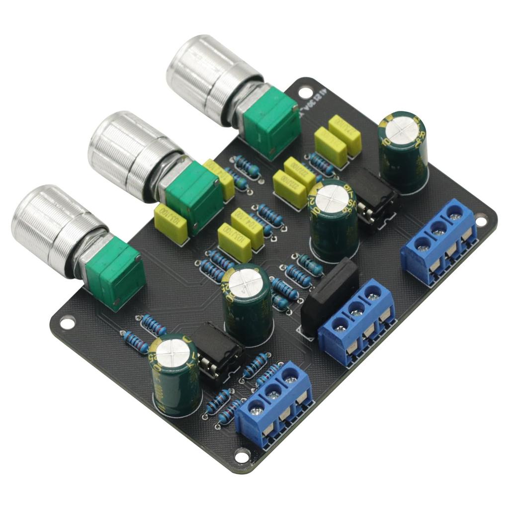 Dual NE5532 Tone Stereo Preamplifier Board Audio HiFi Amprifier Equalizer Preamp Treble Bass Tone Control Pre Amplifier