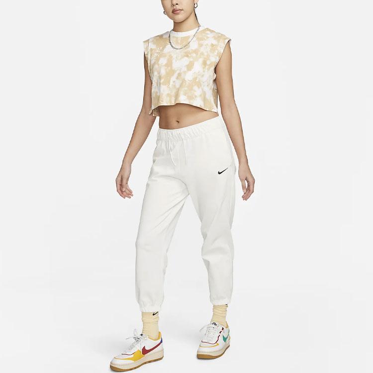 New Nike Women's Nsw Jrsy Easy Jogger Pants White DM6420-133