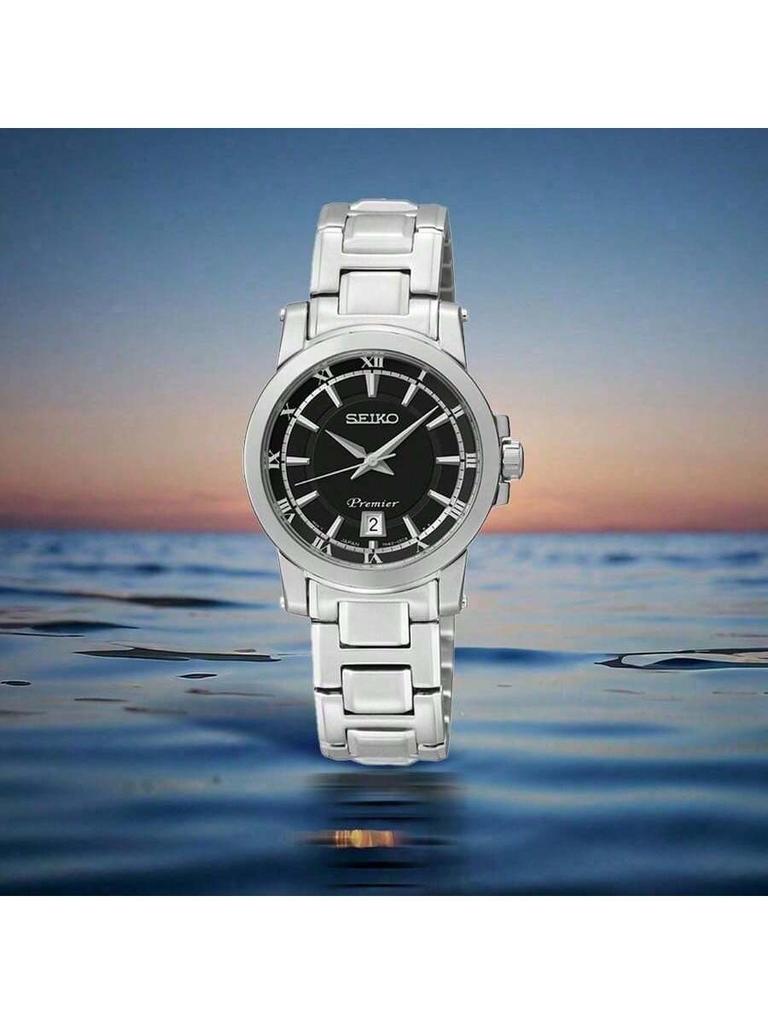 Seiko PREMIER SXDF43J1 Женские кварцевые часы Ремешок из нержавеющей стали