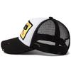 Сетчатая Кепка Тракер с Вышивкой и Принтом Букв Snapback Женская Повседневная Кепка Винтажная Кепка от Солнца Для Лета На Открытом Воздухе Ежедневное Ношение Бейсболка Мужская