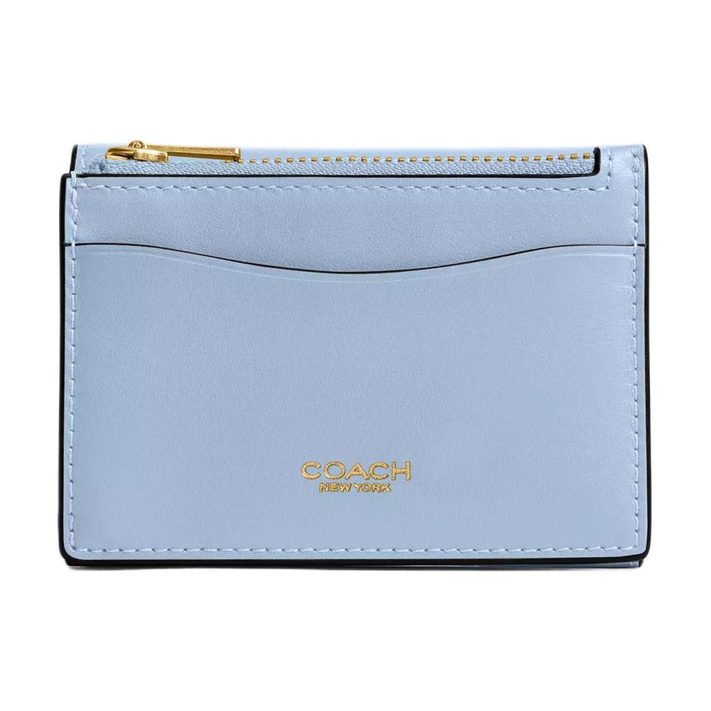 Coach Основной 10 Иконический Аппаратный Съемный Держатель для Карт Кошелек Женский кошелек Синий CZ111-B4PUB