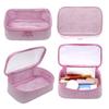 Clutch Pouch Clear PVC Handbag PU Leather Swimming Small Bag Transparent Makeup Bag  Daily