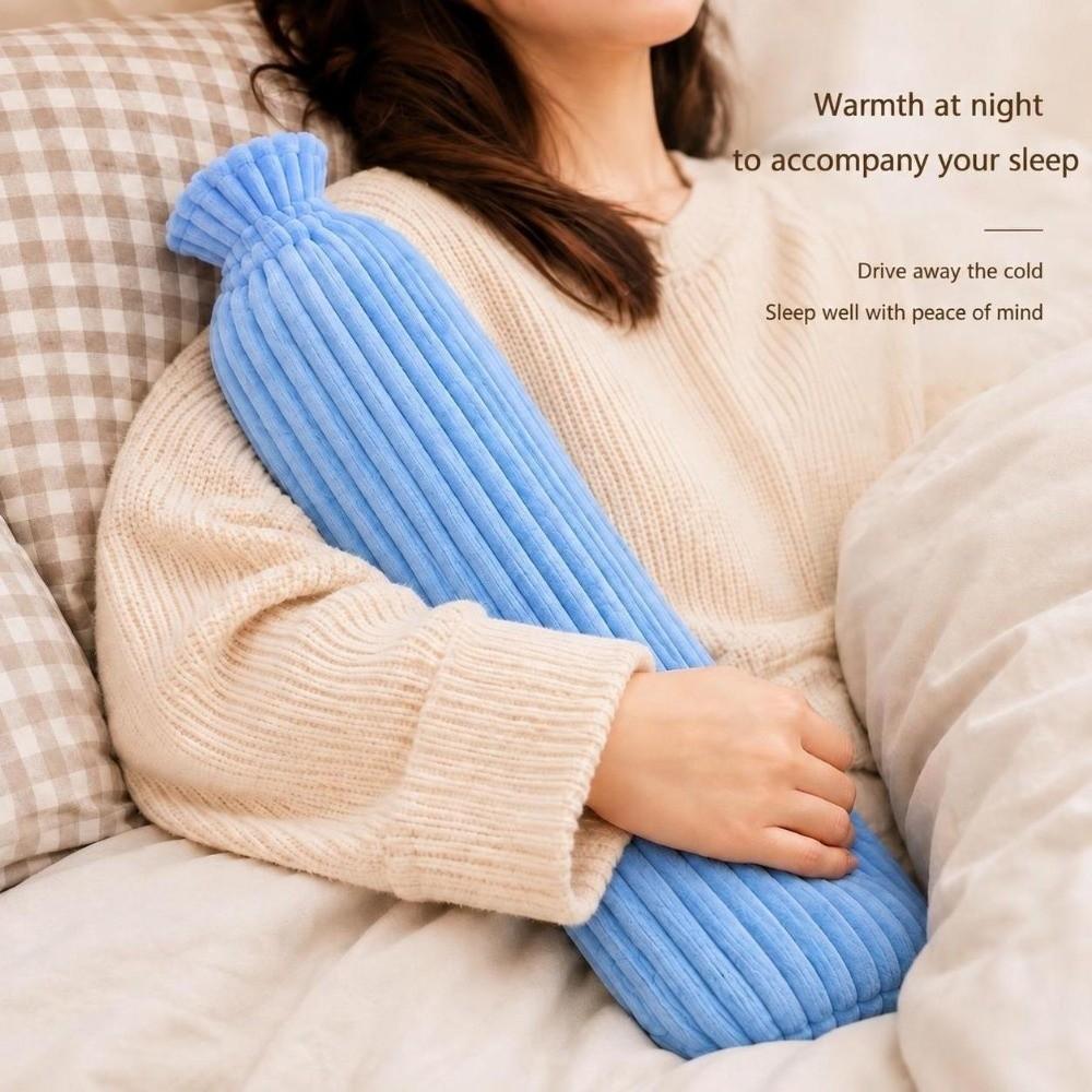 500ml/1000ml/2500ml Long Hot Water Bottle Extra Long Warm Compress Heater Winter Hand Warmer