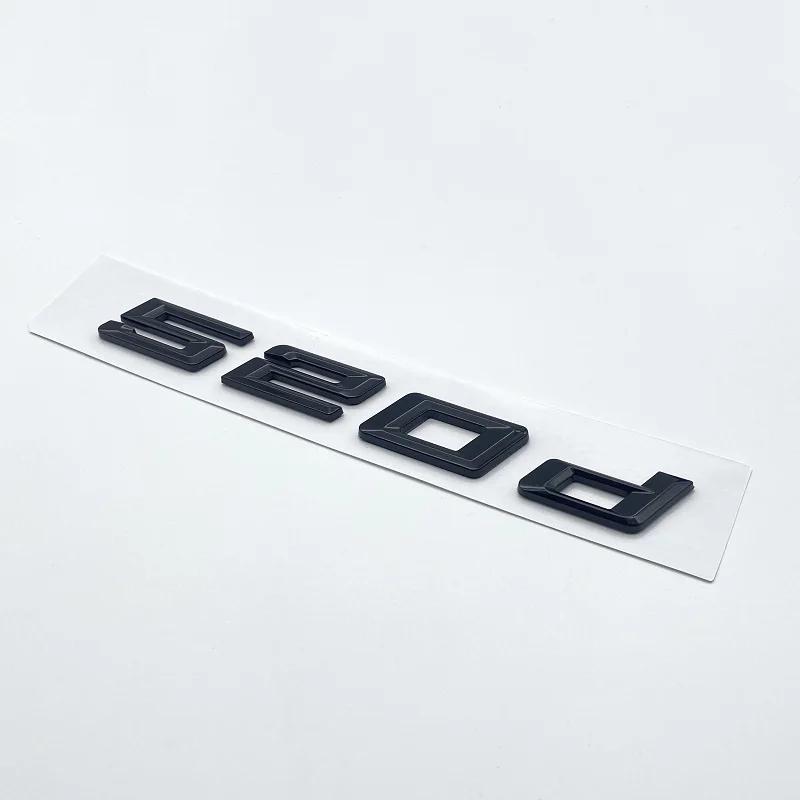 3D Новые Цифры Буквы для BMW 5 Серии E39 E60 E61 F10 F1 520d 523d 525d 530d 535d 540d ABS Эмблема G30 Наклейка на Багажник Автомобиля ut2