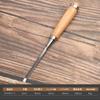 Set of 4 Flat Chisels, Chrome Vanadium Steel, for Wood Carving, Chamfering, Finishing, Flat Chisels, Carving Chisels, DIY Tools, Woodworking Chisels,