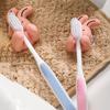 Wall-mounted Bunny Toothbrush Holder Cartoon Sundries Storage Rack  Bathroom