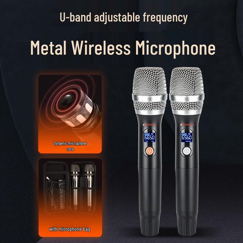 Sansui G12 High-Power Portable Karaoke Speaker