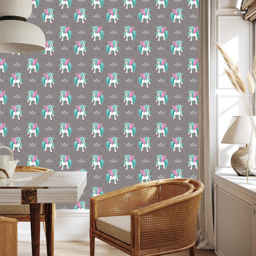 Colorful Pegasus Wallpaper for Living Room and Bedroom 50x1000