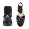 1 Pair Rhinestone Bowknot Crystal Shoe Charm