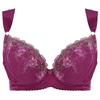 AMOSTYLE Charming Glamor Bra Fruity Flower M022 Size F75 (Large) (Unpadded) (Berry)
