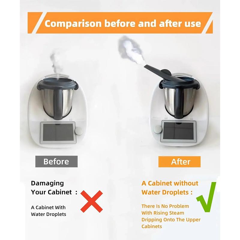 Steam Diverter for Thermomix TM5/TM6 Air Guided Steam Release Diverter Exhaust Pipe Fittings Relief To Prevent Burn Kitchen Tool