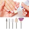 5Pcs Nail Art Grinding Drill Bits Polish Tool for Electric Manicure Machine