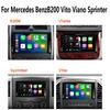 Видеоплеер Android 14 9'' для Mercedes Benz B200 Sprinter W906 W639 AB Class W169 W245 Viano Vito Car Radio Multimedia GPS DVD