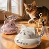 Rechargeable Electric Cat Teaser Universal Wheels Interactive Cat Toy New Automatic Cat Toy  Indoor