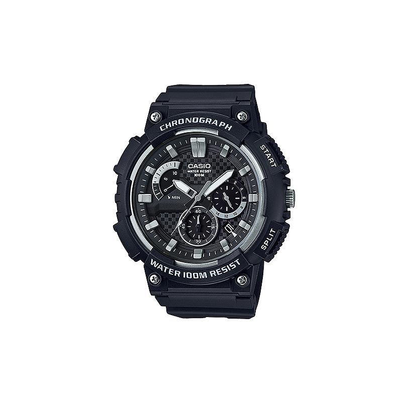 Casio Серия YOUTH Три иглы Три метки Единорог Водонепроницаемый механизм Кварцевый механизм Ремешок из смолы Японские и корейские часы Мужские часы MCW-200H-1A