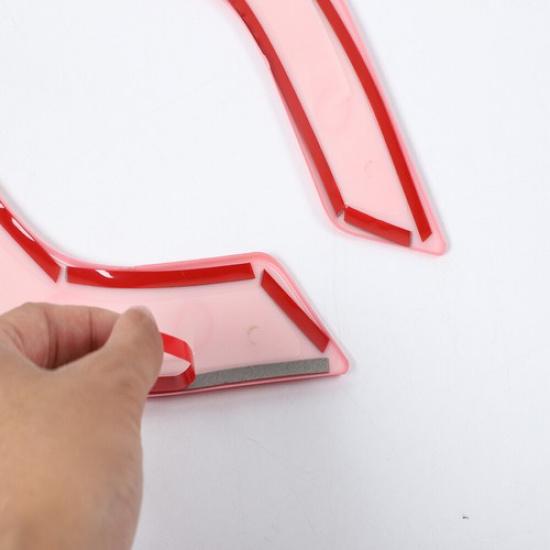 Pink Interior Door Handle Decor Cover Trim for Jeep Wrangler JK 2011-2017 2-Door