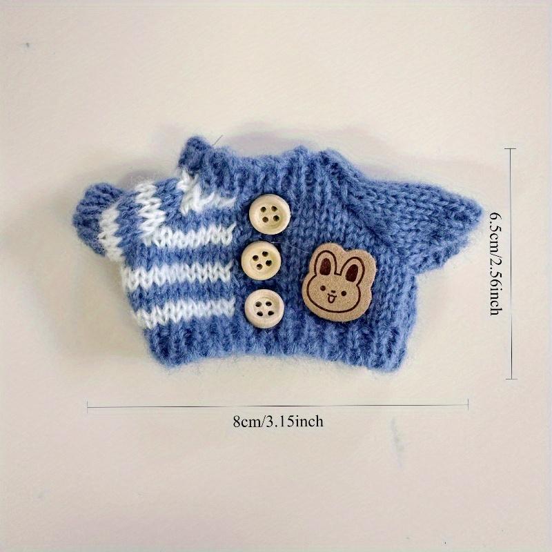 Разноцветная одежда для кукол 15-17 см, джемперы, шляпы, сумки через плечо, милые костюмы животных, аксессуары для DIY для кукол Labubu (кукла в комплект не входит)