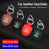 Car Shield Leather Keychain Key Ring Pendant Holder Gift For Opel Corsa D Astra Insignia Mokka Adam Combo OPC G J C Accessories
