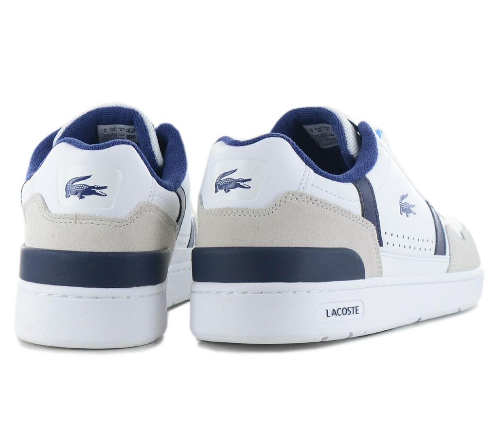 Lacoste T-Clip - Мужские кроссовки Бело-синие 747SMA0071080 ОРИГИНАЛ