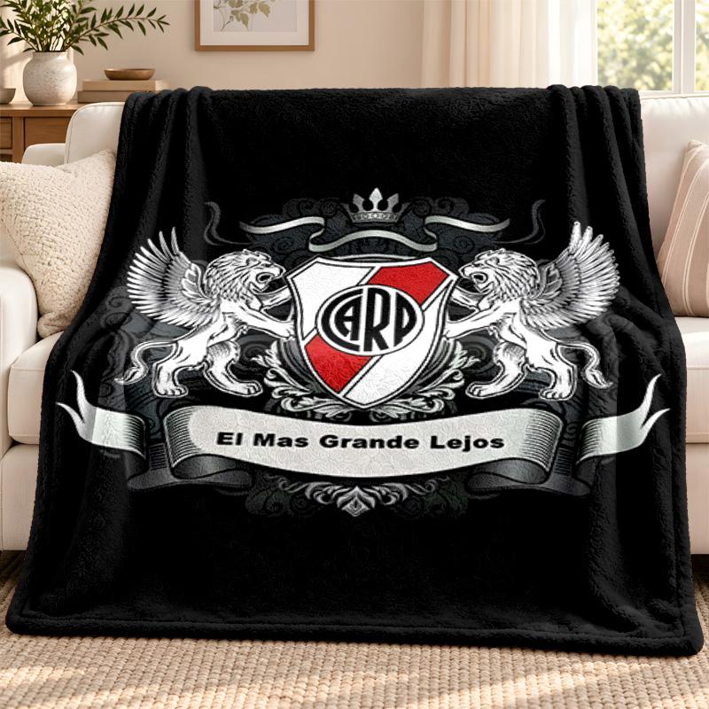 Atletico River Plate blanket Flannel Blanket Soft Cozy Plush Throw for Sofa Bed Lightweight Home Decoration Outdoor camping
